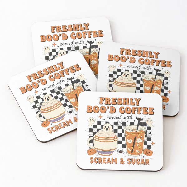 Item preview, Freshly Boo'd Coffee - PUMPKIN SPOOKY DRINKS designed and sold by justyna-s28.