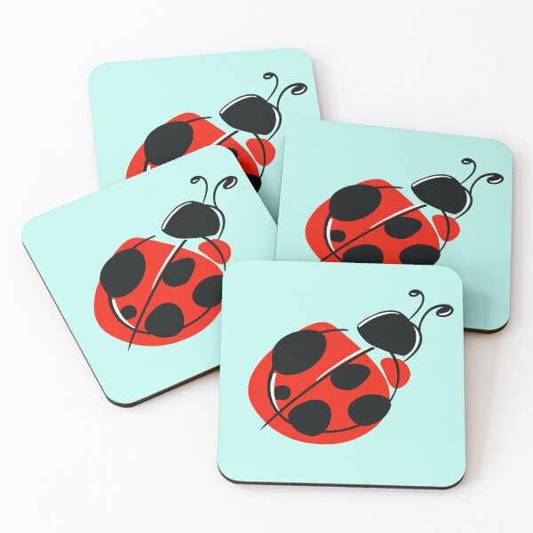 Item preview, Bold Ladybug Minimalism designed and sold by Sklines Art | Mrz Danelli.