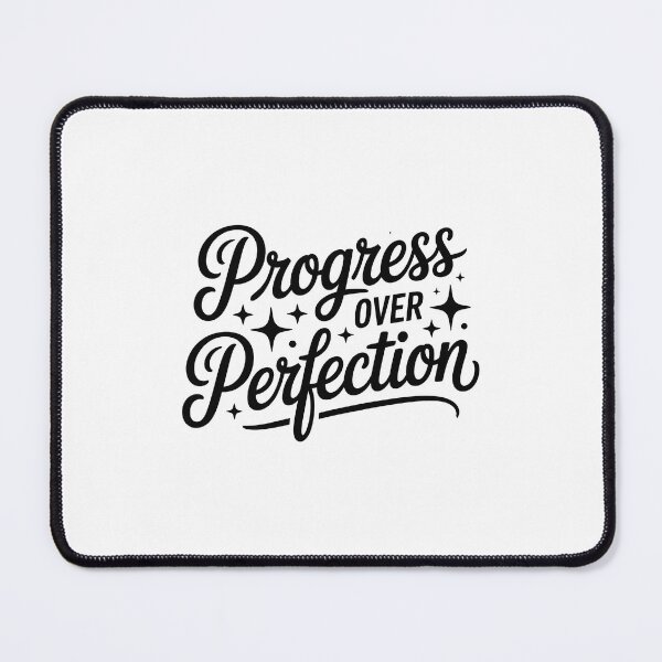 Item preview, Progress Over Perfection Mental Health Quote designed and sold by Love Between Pages.