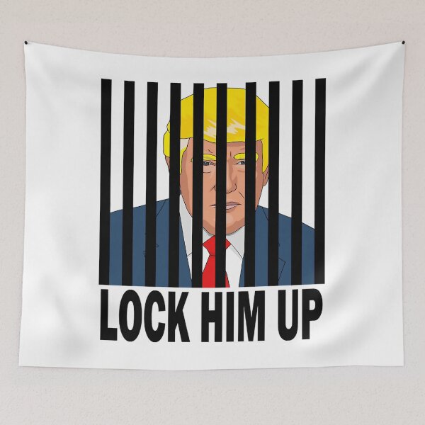 Item preview, Anti Trump Lock Him Up 	 	 designed and sold by ujucriavag85.
