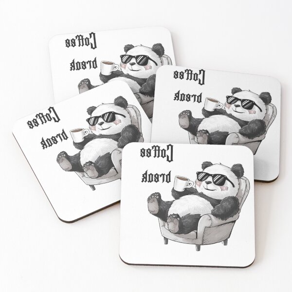 Item preview, Coffee break panda designed and sold by Steel Ant's.