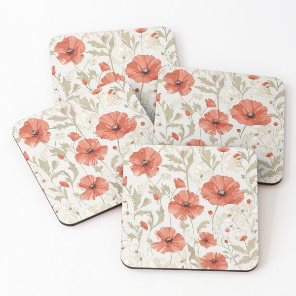 Item preview, Poppy Floral designed and sold by CoolPixels.