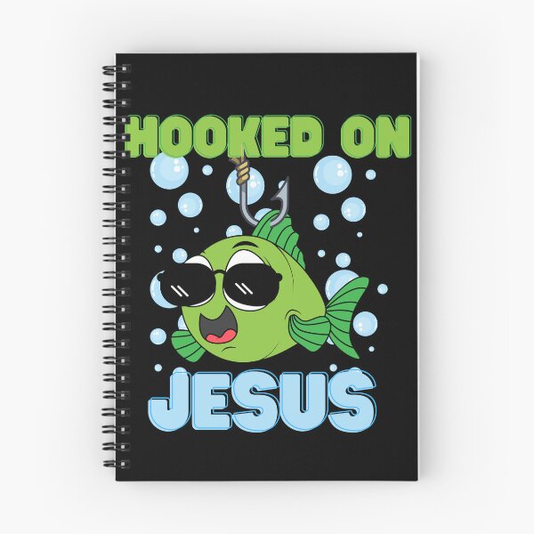 Item preview, Hooked on Jesus – Fun Christian Fishing Tee designed and sold by ThreadedSoulPH.