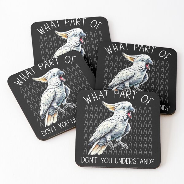 Item preview, Funny Cockatoo Parrot Birb Meme designed and sold by Kimberley King Art  King Art.