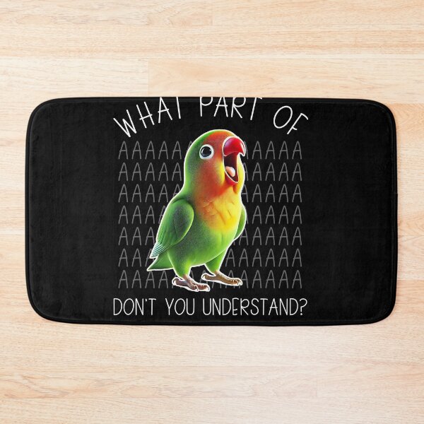Item preview, Funny Fischer’s Lovebird Parrot Birb Meme designed and sold by Kimberley King Art  King Art.