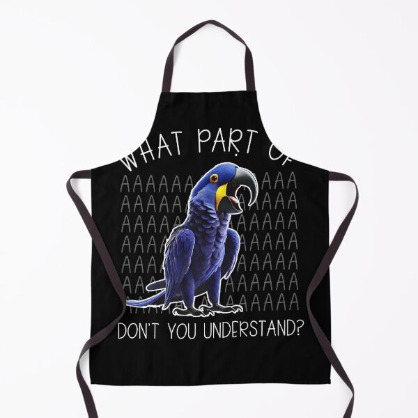 Item preview, Funny Hyacinth Macaw Parrot Birb Meme designed and sold by Kimberley King Art King Art.