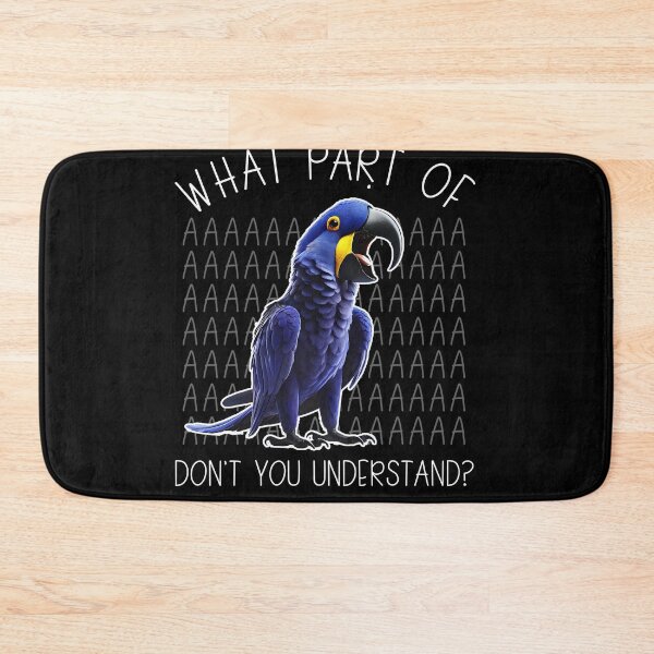 Item preview, Funny Hyacinth Macaw Parrot Birb Meme designed and sold by Kimberley King Art  King Art.