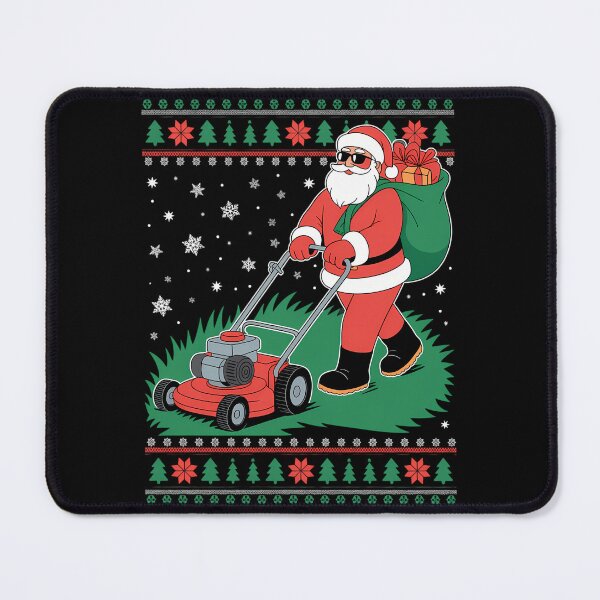 Item preview, Christmas Santa Claus Mowing Lawn Ugly Christmas designed and sold by JulienAureo.