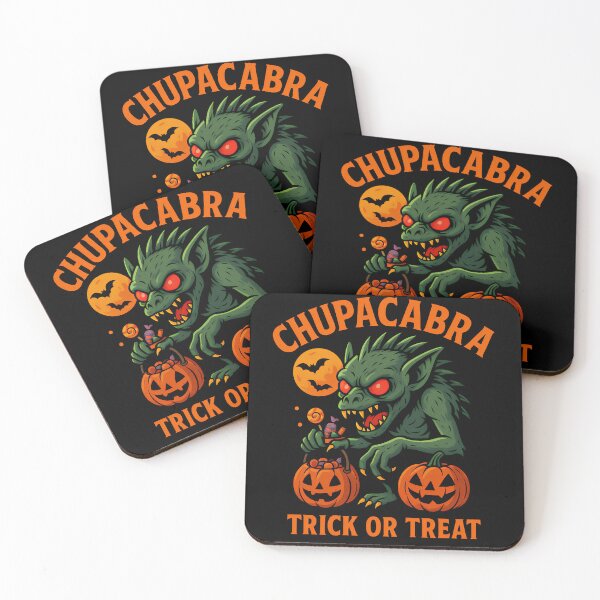 Item preview, Funny Chupacabra Trick or Treat Halloween Cartoon Design designed and sold by Weorus.