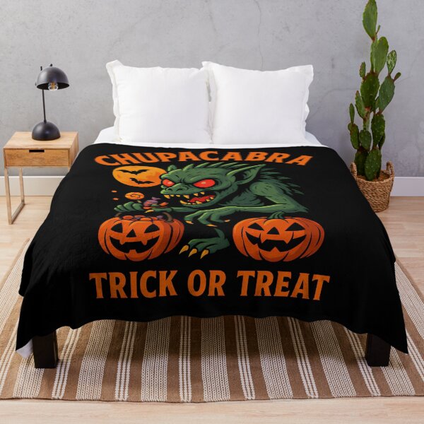 Item preview, Funny Chupacabra Trick or Treat Halloween Cartoon Design designed and sold by Weorus.