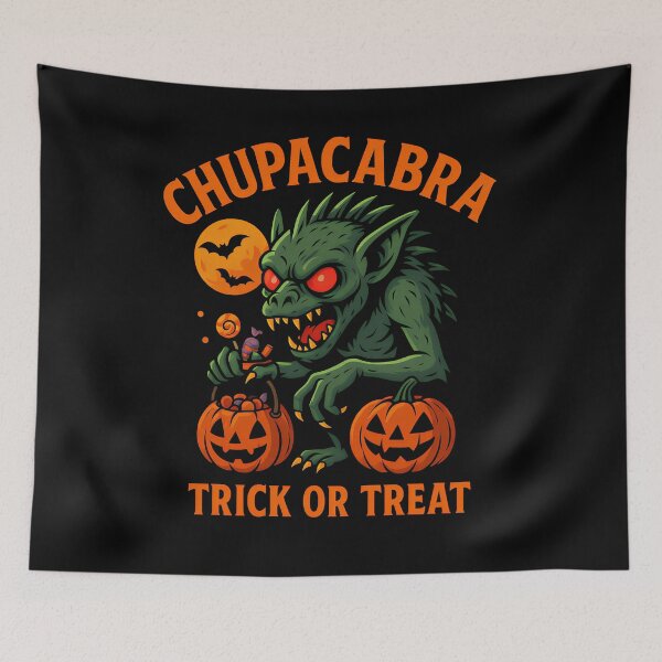 Item preview, Funny Chupacabra Trick or Treat Halloween Cartoon Design designed and sold by Weorus.