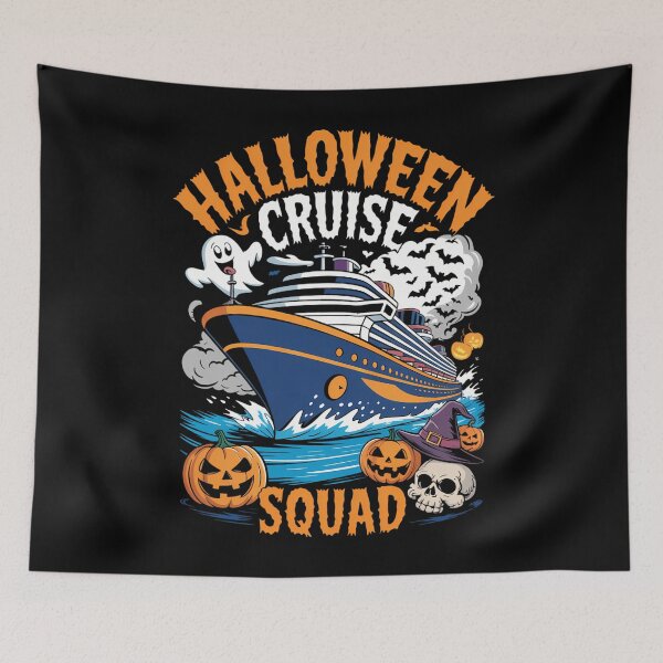 Item preview, Halloween Cruise Squad Pumpkin designed and sold by DoorwayThreads.