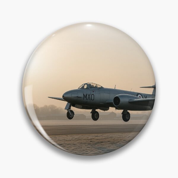 Item preview, Gloster Meteor Winter Arrival designed and sold by Airpower Art.