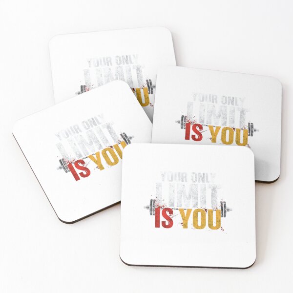 Item preview, Your Only Limit is You – Motivational Fitness Quote designed and sold by J0b4t.