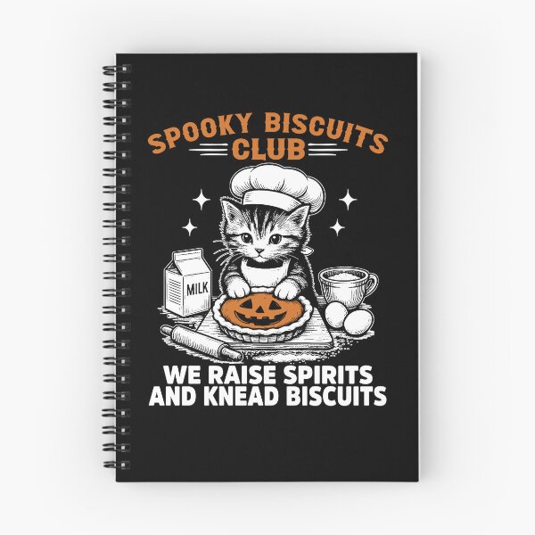 Item preview, Spooky Biscuits Club, Funny Cat Baking Halloween, designed and sold by GuyWithtPie.