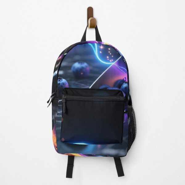 Item preview, Electric Slice: Blueberries in Neon Glow designed and sold by tounm.