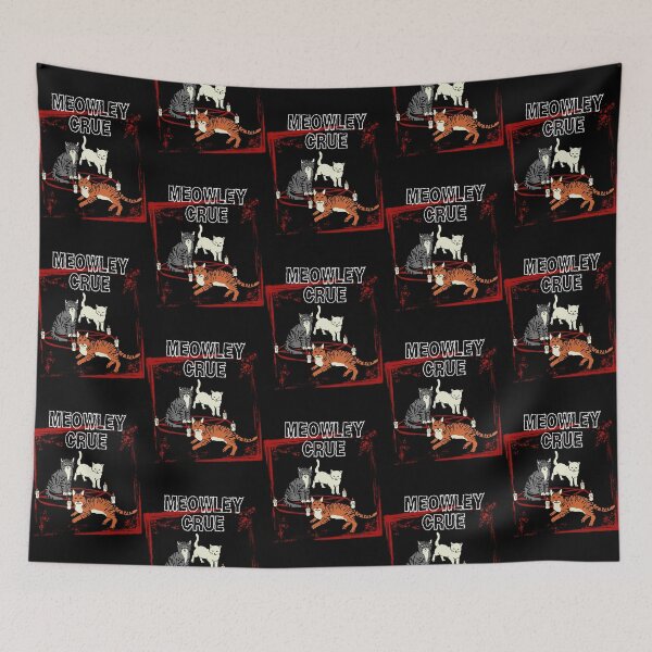 Item preview, Meowley Crue Motley Crue Funny Cat Satan designed and sold by annastynmp.