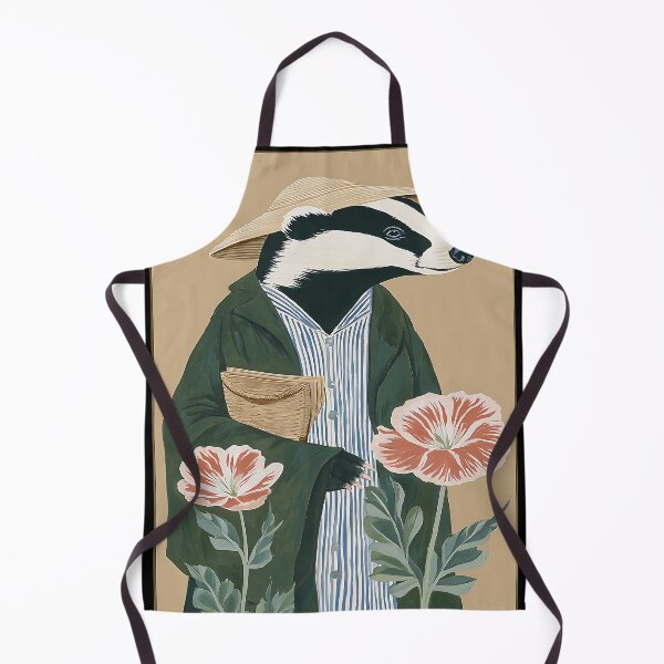 Item preview, The Cozy Cottagecore Badger designed and sold by bapupa.