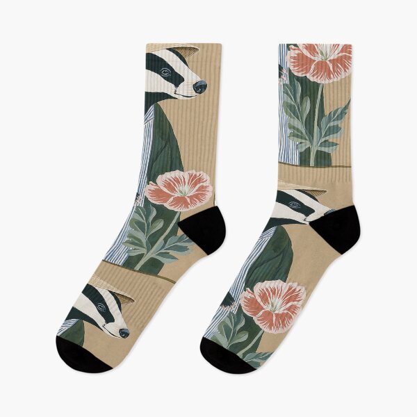 Item preview, The Cozy Cottagecore Badger designed and sold by bapupa.