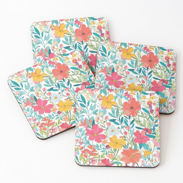 Item preview, Bright Flowers And Lush Green Leaves designed and sold by CoolPixels.