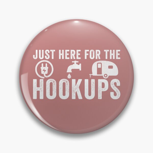 Item preview, Just Here for the Hookups Funny Camping  designed and sold by mester26.