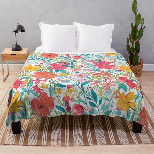 Item preview, Bright Flowers And Lush Green Leaves designed and sold by CoolPixels.