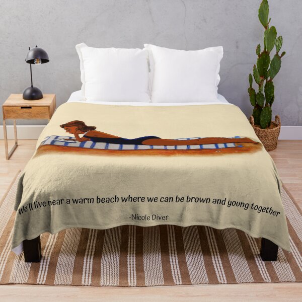 Item preview, We’ll live near a warm beach- Nicole Diver designed and sold by the little fennec.