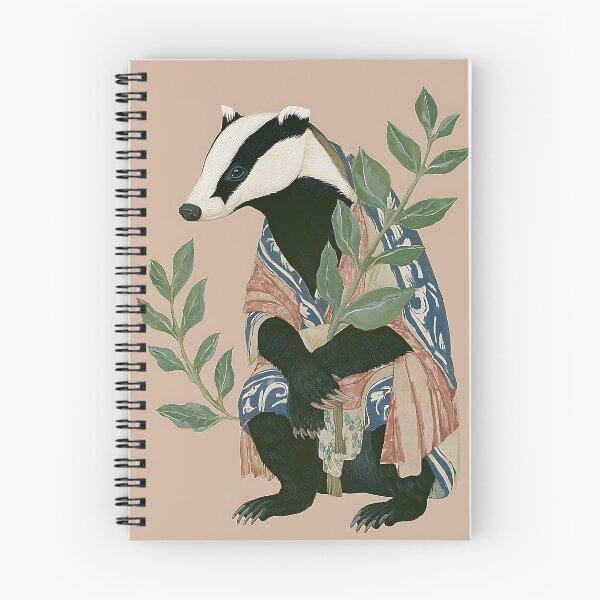 Item preview, The Whimsical Cottagecore Badger designed and sold by bapupa.
