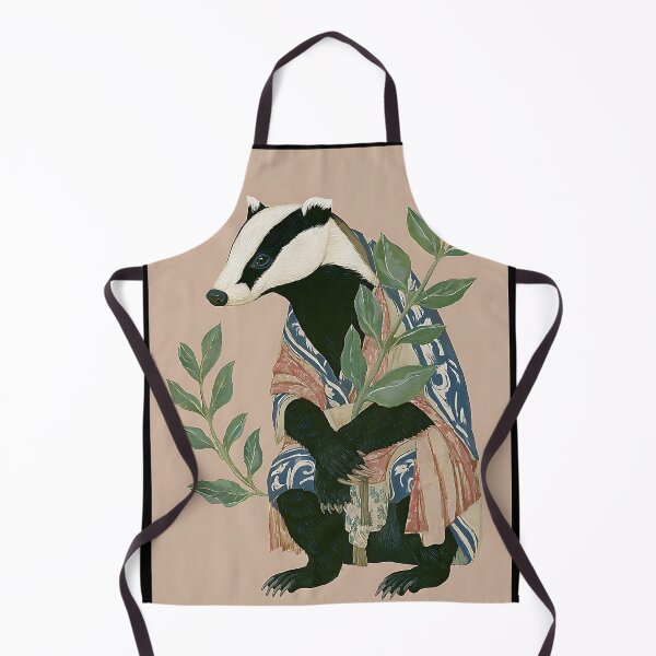 Item preview, The Whimsical Cottagecore Badger designed and sold by bapupa.