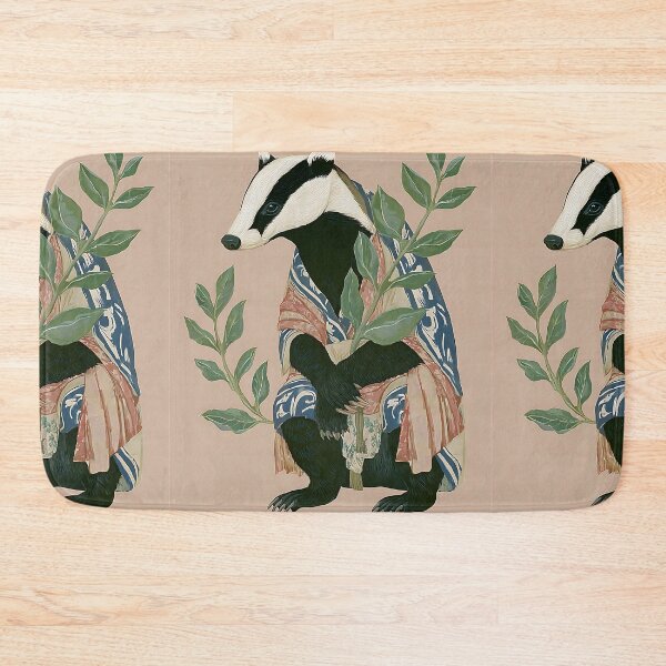 Item preview, The Whimsical Cottagecore Badger designed and sold by bapupa.