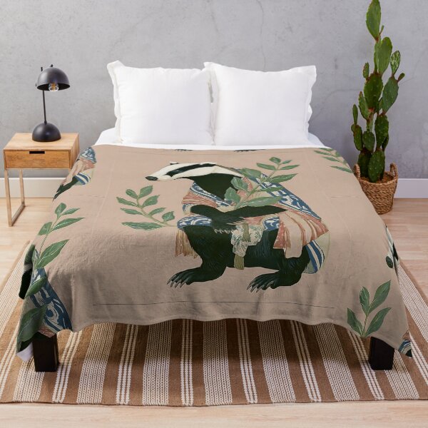 Item preview, The Whimsical Cottagecore Badger designed and sold by bapupa.