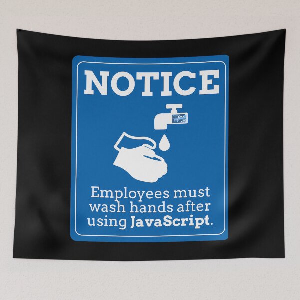 Item preview, Funny Employees Wash Hands JavaScript Programming  	 designed and sold by gizxlngv44.
