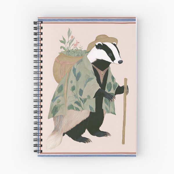 Item preview, The Charming Cottagecore Badger designed and sold by bapupa.