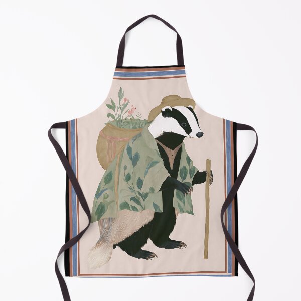 Item preview, The Charming Cottagecore Badger designed and sold by bapupa.