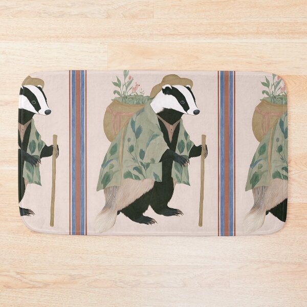 Item preview, The Charming Cottagecore Badger designed and sold by bapupa.