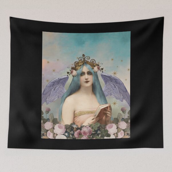 Item preview, Gothic Angel In Lavender And Aqua Graphic 		 designed and sold by bfbciniza86.