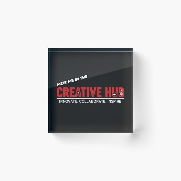 Item preview, Creative Hub – Innovate Collaborate Inspire Motivational Design designed and sold by KarinDraper.