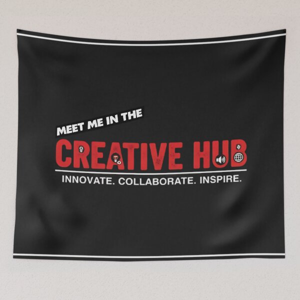 Item preview, Creative Hub – Innovate Collaborate Inspire Motivational Design designed and sold by KarinDraper.