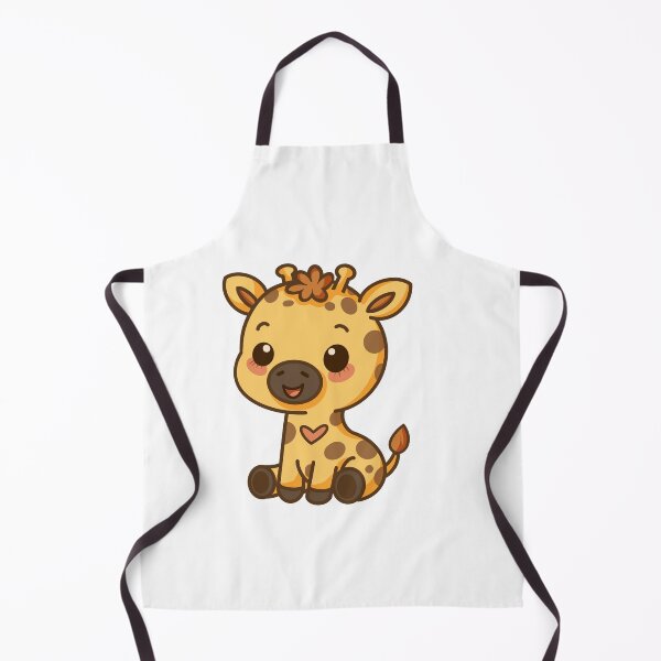 Item preview, Cute kawaii giraffe with heart designed and sold by JuKoArt.