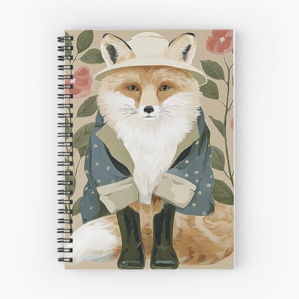 Item preview, The Cozy Cottagecore Fox designed and sold by bapupa.