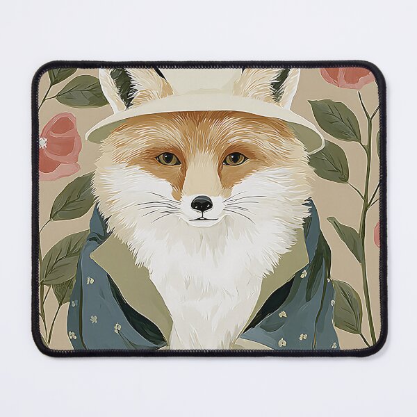 Item preview, The Cozy Cottagecore Fox designed and sold by bapupa.