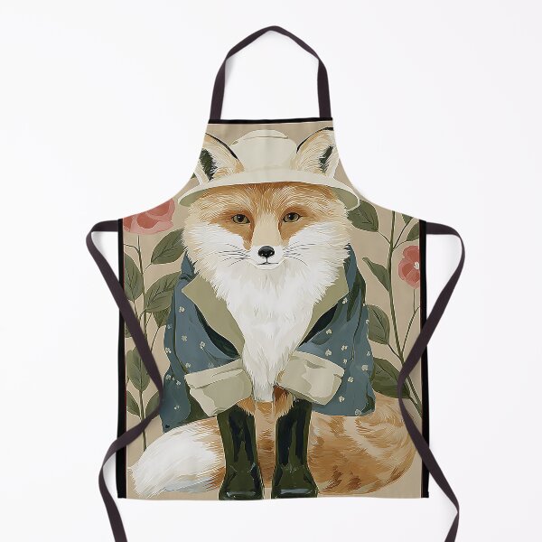 Item preview, The Cozy Cottagecore Fox designed and sold by bapupa.