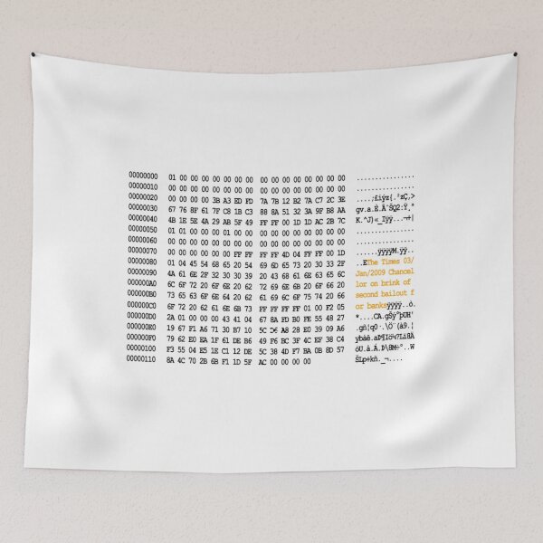 Item preview, Bitcoin Genesis Block Code  	 designed and sold by puivodrlzi38.