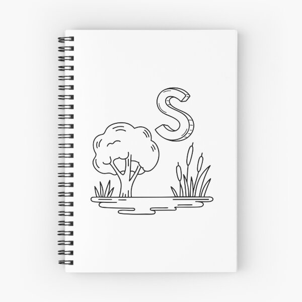 Item preview, An illustration of letter S stand for Swamp designed and sold by rasagamastore.