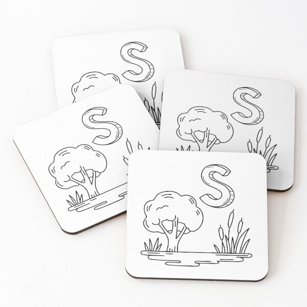 Item preview, An illustration of letter S stand for Swamp designed and sold by rasagamastore.