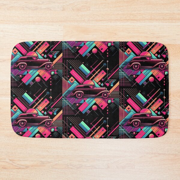 Item preview, Colorful geometric classic car  designed and sold by Dogandesighn.