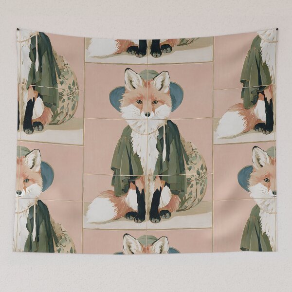 Item preview, The Charming Cottagecore Fox designed and sold by bapupa.