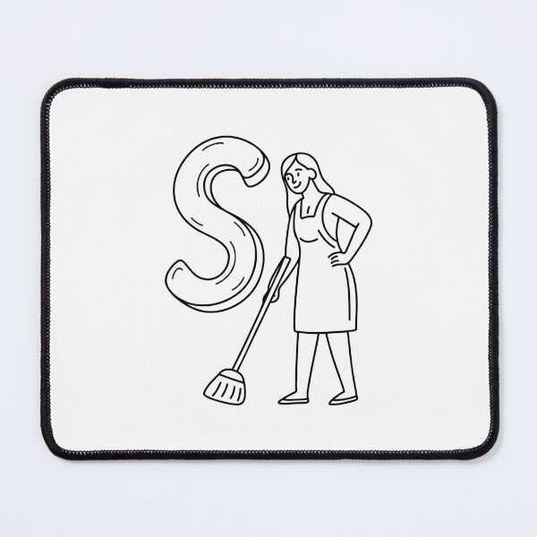 Item preview, An illustration of letter S stand for Sweep designed and sold by rasagamastore.