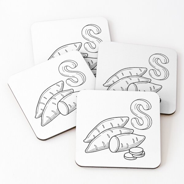 Item preview, An illustration of letter S stand for Sweet potato designed and sold by rasagamastore.