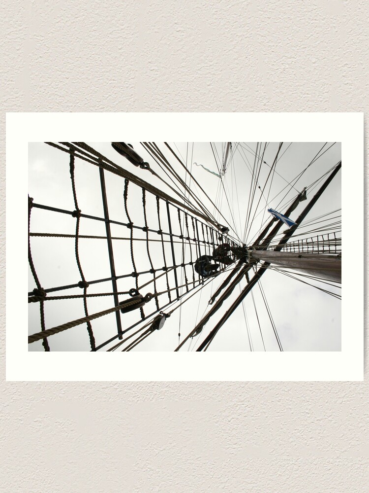 Alternate view of Climbing High Art Print